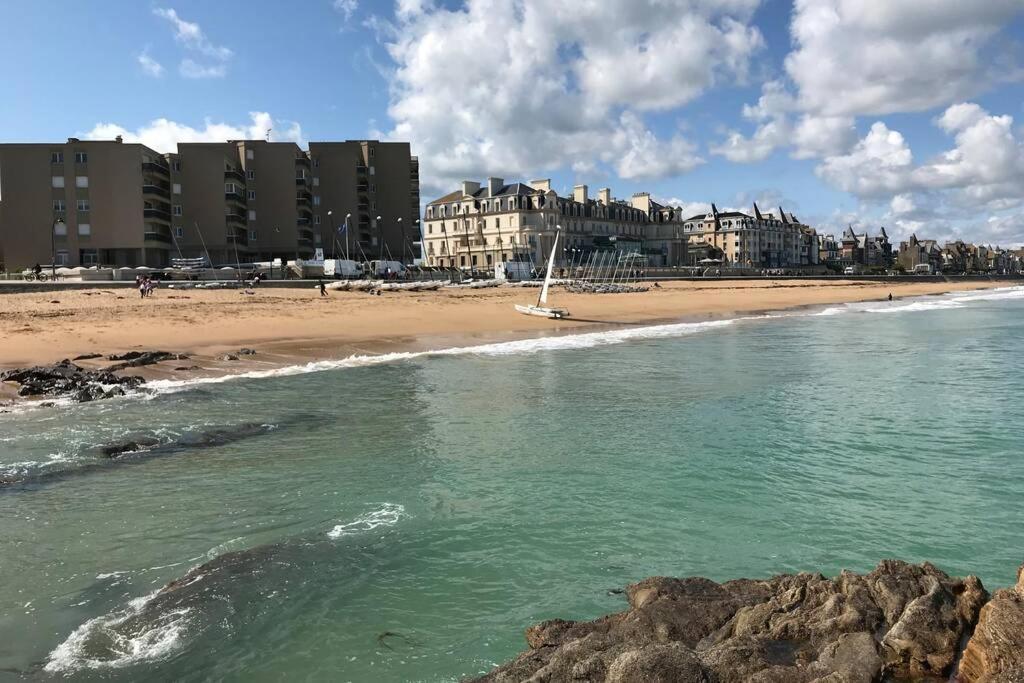 Ideal - Plage, Jardin & Jacuzzi, Proche Plage Et Thalasso - 1 A 6 Personnes Saint-Malo Eksteriør bilde
