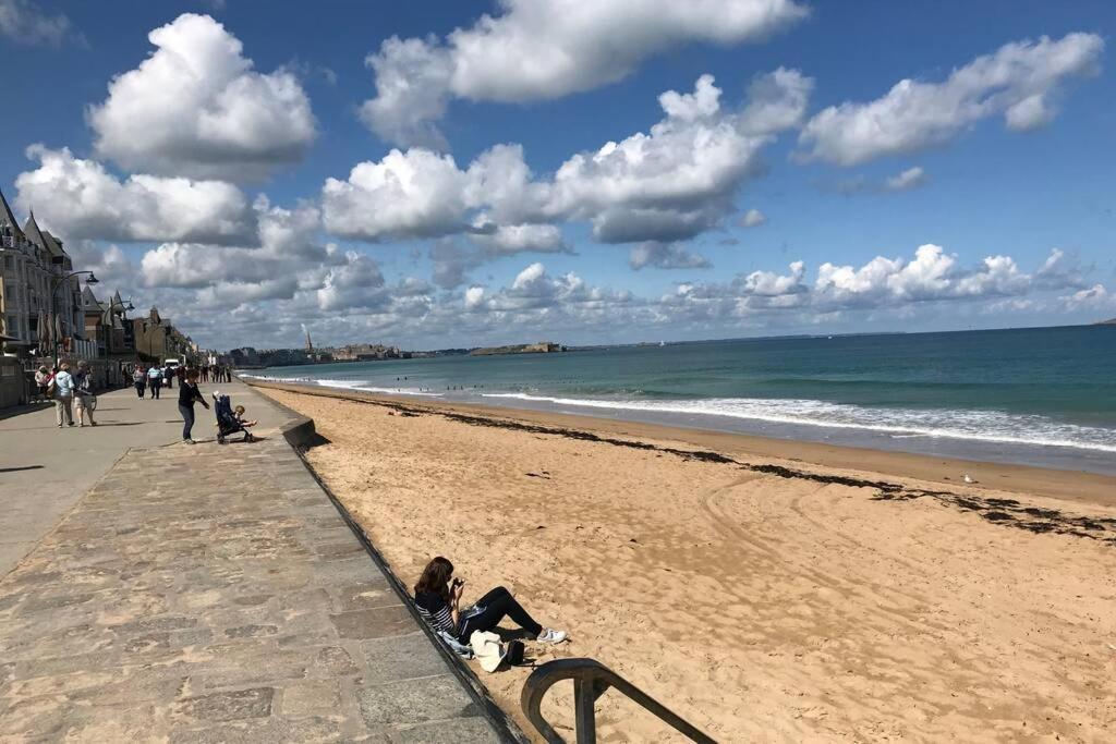 Ideal - Plage, Jardin & Jacuzzi, Proche Plage Et Thalasso - 1 A 6 Personnes Saint-Malo Eksteriør bilde