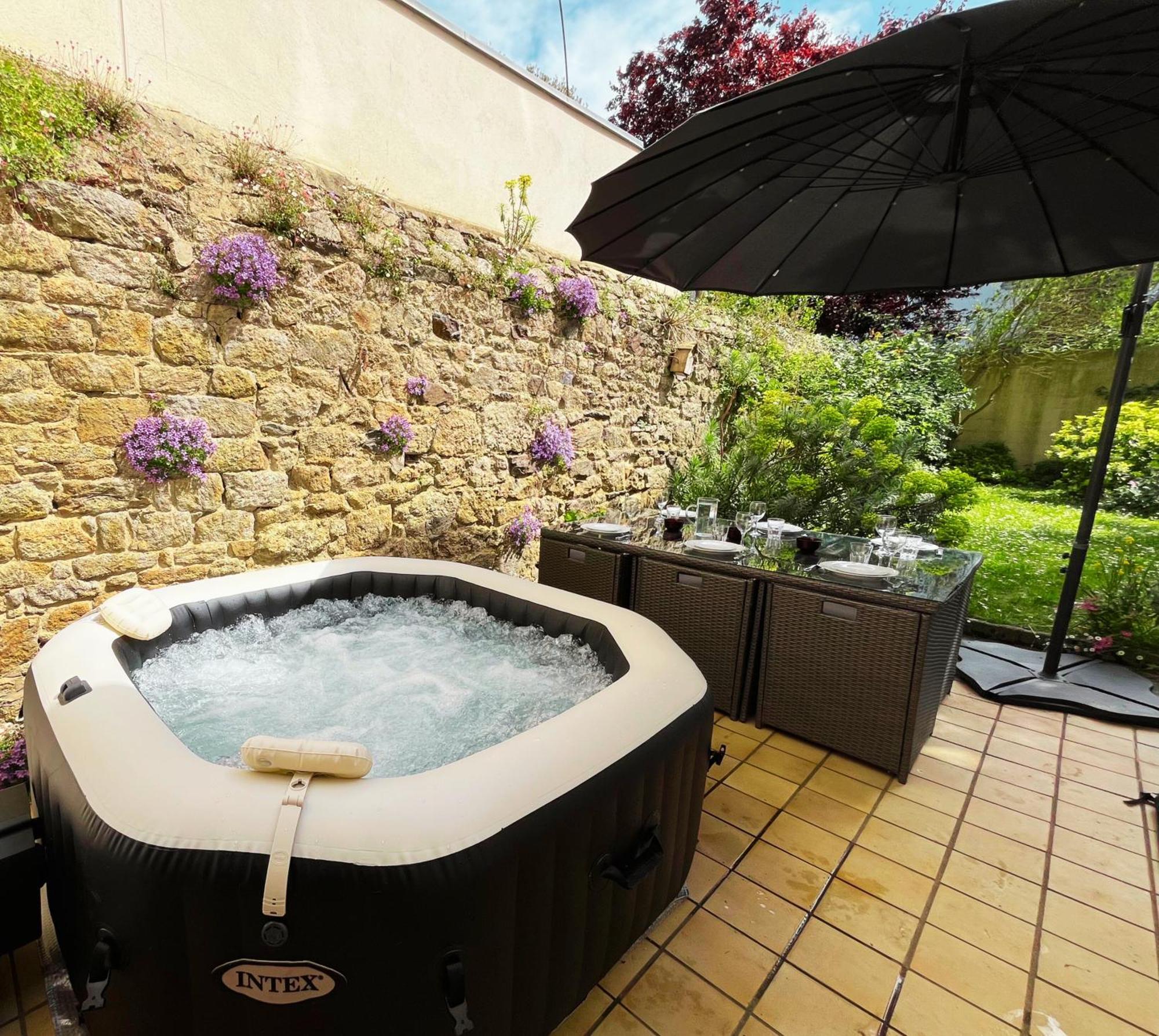 Ideal - Plage, Jardin & Jacuzzi, Proche Plage Et Thalasso - 1 A 6 Personnes Saint-Malo Eksteriør bilde